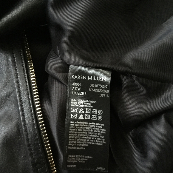 Karen Millen  leather biker jacket - Picture 4 of 4